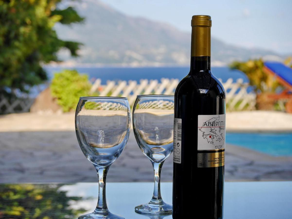 Villa Afroditi, Spartia, Kefalonia Livathos  Exteriér fotografie