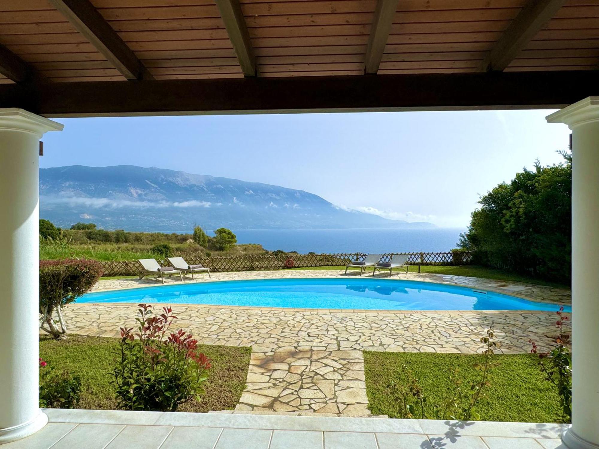 Villa Afroditi, Spartia, Kefalonia Livathos  Exteriér fotografie